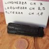 Tormalina nera grezza chiamata Schorl di cm 7 x 2,5 x 1,8